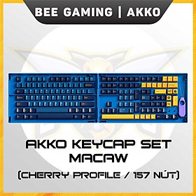 Mua Bộ keycap chính hãng AKKO - Macaw (PBT DoubleShot / Cherry profile / 157 nút)