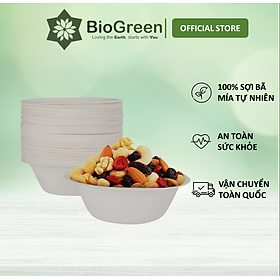 Mua 10 chén/ tô bã mía 350ml phân hủy tự nhiên  chất liệu bã mía tự nhiên
