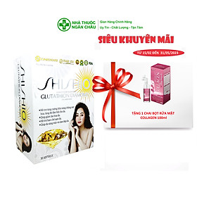 Viên Uống Đẹp Da Chống Nắng SHISHIO GLUTATHION DIAMOND (30 Viên) - Giúp Da Sáng Mịn và Làm Đẹp Da