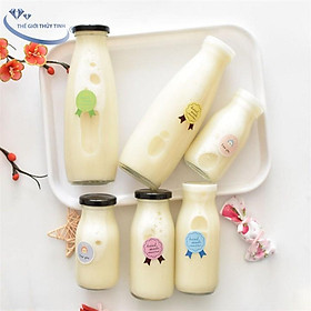 Chai lọ thủy tinh nắp thiếc loại nhỏ 200ml, 300ml, 500ml