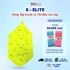 Bóng K-Elite 40 lỗ, đạt chứng nhận USA PA, công nghệ đúc nguyên khối mới nhất | Combo 10 bóng