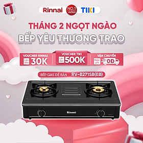 Mua Bếp gas dương Rinnai RV-B271SB(EB) mặt bếp men và kiềng bếp men - Hàng chính hãng.