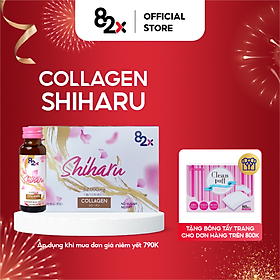 82X Nước uống COLLAGEN SHIHARU làm đẹp da , cấp ẩm đến từ Nhật Bản 50ml/lọ. (1 hộp )