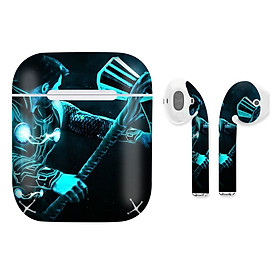 Mua Miếng dán skin chống bẩn cho tai nghe AirPods in hình siêu anh hùng - SAH0092 (bản không dây 1 và 2)