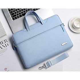 Túi đựng laptop - Túi chống sốc cho macbook quai đeo kèm túi ví