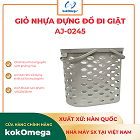 Mua Giỏ Nhựa Hàn Quốc Đựng Quần Áo kokOmega Có Quai Xách  Tiện Lợi  Nhẹ ( AJ-0245)
