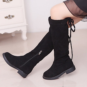 Bốt cao cổ cho bé gái 6 - 12 tuổi cao đến đầu gối cho bé gái điệu đà duyên dáng GC53