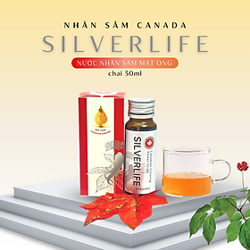 Nước uống tinh chất nhân sâm Canada Silverlife Từ 100% nhân sâm Canada