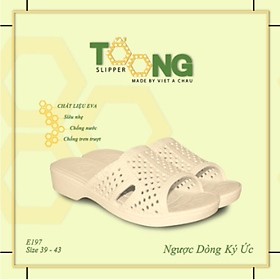 Dép tổ ong [Size 35-43] vật liệu EVA cao cấp siêu bền, siêu nhẹ, chống trơn trượt, FORM LỚN (Nên Lùi 1-2 Size)