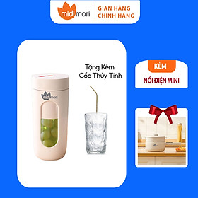 Mua Combo Máy Xay Sinh Tố Mini Cầm Tay Đa Năng Midimori MDMR-212 Và Nồi Lẩu Điện Mini MDMR-568 (750W) - Hàng Chính Hãng
