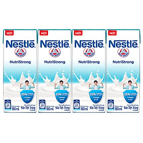 Lốc 4 Hộp Sữa Nước Nestlé Uống Liền (180ml x 4)