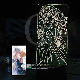 Mua Đèn Ngủ Genshin Impact Ayaka Kamisato x Lumine Type 01 16 MÀU TUỲ CHỈNH GGSI9920