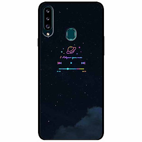Ốp lưng dành cho Samsung A20s mẫu Nghe Nhạc