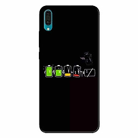 Ốp lưng in cho Huawei Y7 Pro 2019 Cạn Pin