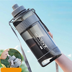 Bình nước thể thao dung tích 1L có quai đeo tiện lợi ( màu ngẫu nhiên )