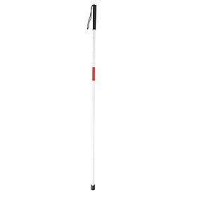 Có Thể Gập Lại Crutch Cane White Walking Stick Phản Quang Màu đỏ 4 Phần