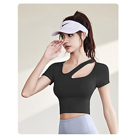 Áo croptop gym yoga nữ JYMD012/Áo ngắn/Siêu tôn dáng/Chất liệu bền đẹp