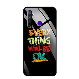 Ốp lưng kính cường lực cho điện thoại Realme 5 Pro - 0198 EVERYTHINGOK - Hàng Chính Hãng