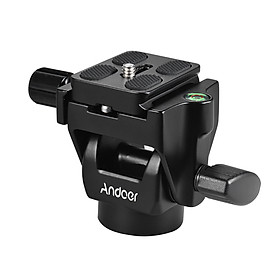 Đầu Xoay Gắn Monopod Chụp Toàn Cảnh Andoer M-12 Kèm Đế Máy Ảnh (3 Đế)