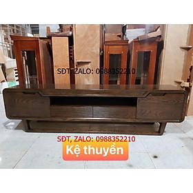 Mua Kệ thuyền gỗ sồi sơn 2 màu