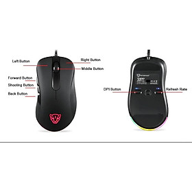 Mua Chuột chơi game Motospeed V100 Black Esport - Hàng Chính Hãng