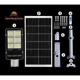 Đèn đường năng lượng mặt trời 300w