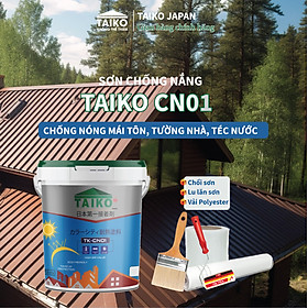 Mua  1 Kg  Sơn Chống Nóng Taiko CN01 / Chống Nóng Hoàn Hảo Cho Tường Nhà  Mái Tôn  Tấm Lợp Fibro Xi Măng