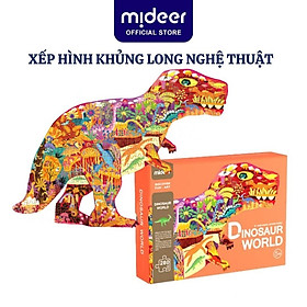 Đồ Chơi Xếp Hình Khủng Long Mideer Dinosaur World jurassic world T