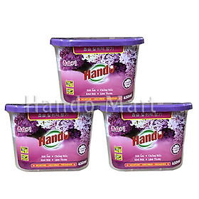 Combo 3 Hộp Hút Ẩm Khử Mùi Nấm Mốc Hương Lavender 450Ml