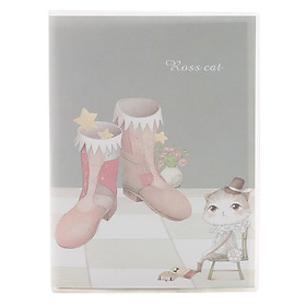Sổ Nhựa Trong Nhỏ 6434 - Hình Mèo