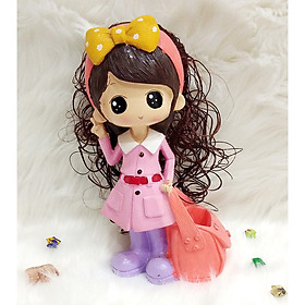 Tượng CÔ GÁI TÓC XOĂN - HÀNG NHẬP KHẨU