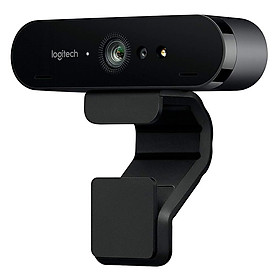 Webcam Logitech BRIO - 4K Ultra HD, tự động chỉnh sáng & lấy nét, mic kép to rõ loại bỏ tiếng ồn, góc rộng 78 độ - Hàng chính hãng