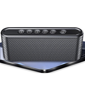 Mua Loa Bluetooth Nút Bấm Cảm Ứng  Siêu Bass Công Suất 6W Manovo X6 - Đen - Hàng nhập khẩu