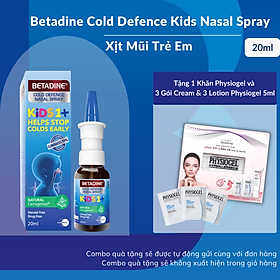 Xịt mũi trẻ em Betadine Kids Cold Defence Nasal Spray 20ml