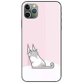 Ốp lưng in cho iphone 11 pro mẫu mèo cào