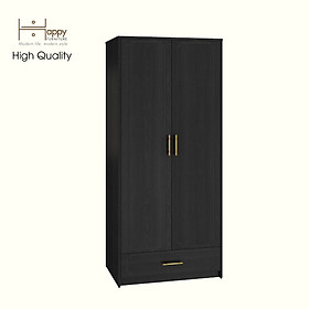 Mua  Happy Home Furniture  NERIS  Tủ quần áo 2 cửa mở - 1 ngăn kéo  80cm x 54cm x 180cm ( DxRxC)  TCM_149