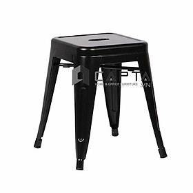 Mua Ghế nhựa chân thấp TOLIX STOOL-T1 Nội thất Capta Ghế Tolix stool thép sơn tĩnh điện màu đen