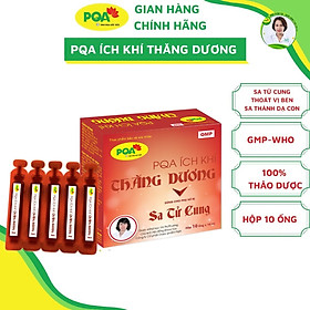 Ích Khí Thăng Dương PQA Giúp Điều Bổ Tì Vị, Hỗ Trợ Giảm Các Triệu Chứng Sa Tử Cung, Trĩ Hộp 10 Ống