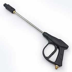 Súng rửa xe áp lực cao 3000psi mỏ vịt chỉnh tia dài 53cm ren ngoài nhỏ M14