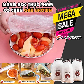 Mua Màng bọc thực phẩm PE co có chun bọc đồ ăn co giãn tái sử dụng khắc phục nhược điểm của các màng bọc khác