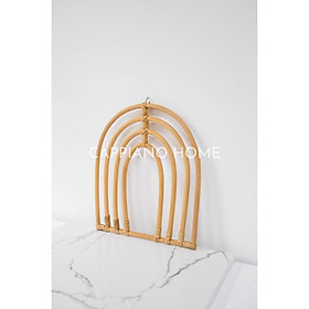 Gía treo tường bằng mây, khung mây cầu vồng decor nhà cửa | Cappiano Home