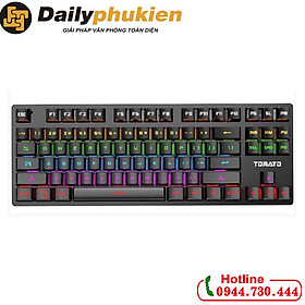 Mua Bàn phím cơ mini Tomato S87 đen  Phím cơ TKL 87 nút