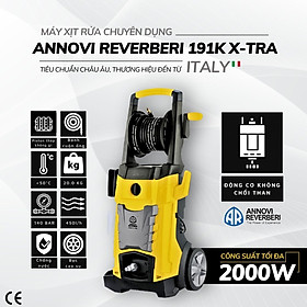 Máy xịt rửa xe cao áp 2200W - 140bar Annovi Reverberi 191K X-TRA – Hàng chính hãng