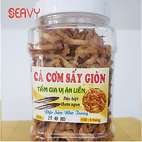 Cá cơm tẩm bột sấy giòn, hải sản khô đặc sản Nha Trang, hộp 500 gram