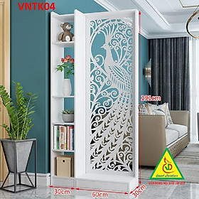 Mua Vách ngăn phòng khách nhà bếp - Vách ngăn liền kệ VNTK04 - Nội thất lắp ráp Viendong Adv