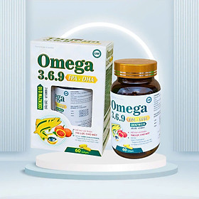 Dầu cá Omega 369 Rostex DP - Hộp 60 Viên, dầu gấc, tăng cường sức khoẻ mắt
