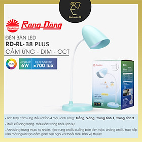 Mua Đèn bàn Led cảm ứng ánh sáng đổi màu Rạng Đông (RD_RL_38 Plus)