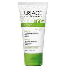 Kem Giảm Dầu Chống Nắng Cho Da Mun, Da Dầu Uriage Hyseac Fluide SPF50+ (50ml)