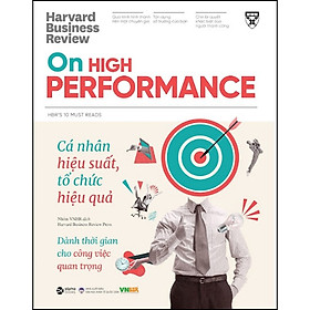 Hình ảnh Harvard Business Review - Cá Nhân Hiểu Suất, Tổ Chức Hiệu Quả