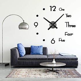 Đồng Hồ Treo Tường Dán Tường 3D Chính Hãng Gohanto